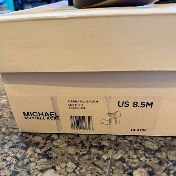 Michael Kors Black Platform Heels - Picture 5 of 12